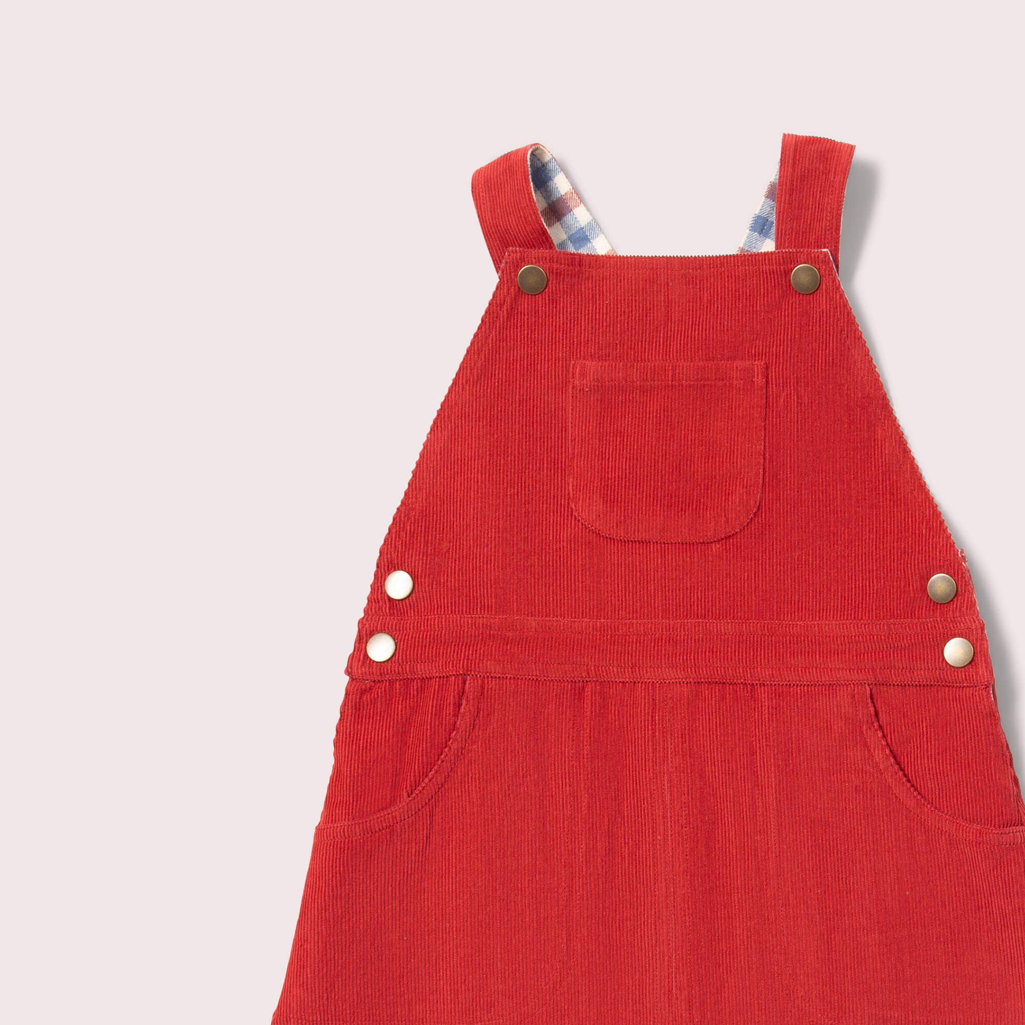 Holly Berry Vendbar pinafore-kjole