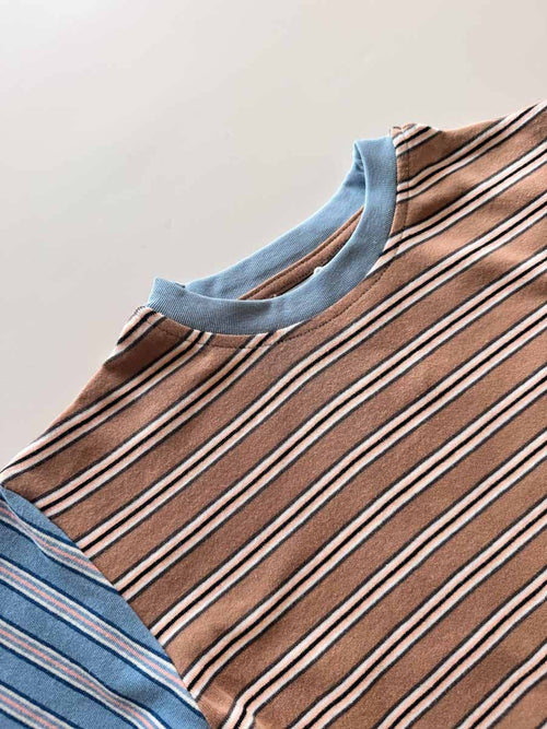 Colour Block Stripe Tee | Sorrento: 2Y