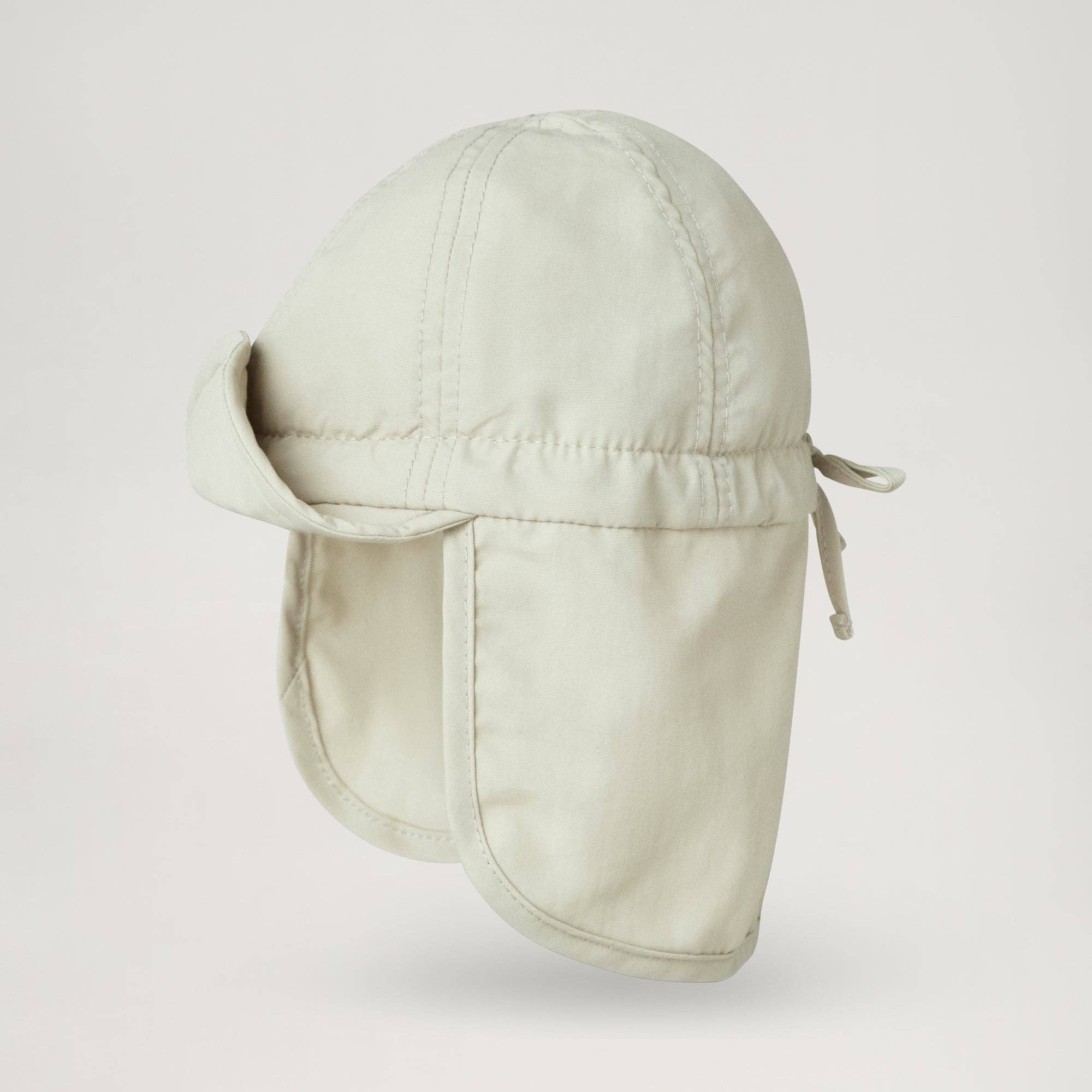 Beige UV-hatt