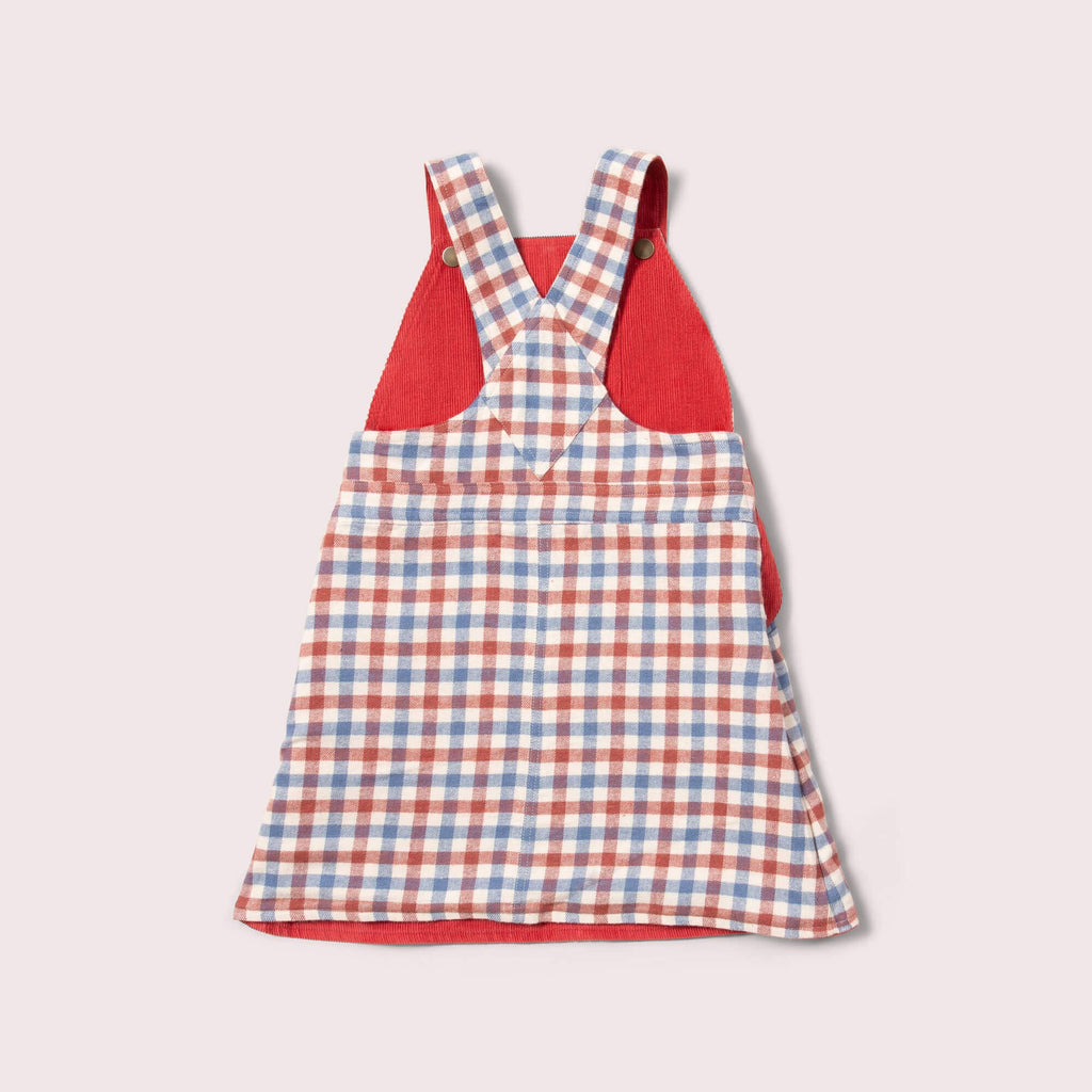 Holly Berry Vendbar pinafore-kjole