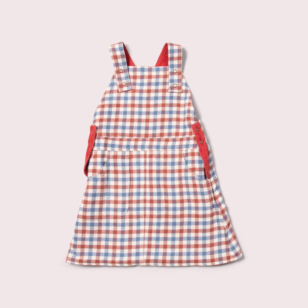 Holly Berry Vendbar pinafore-kjole