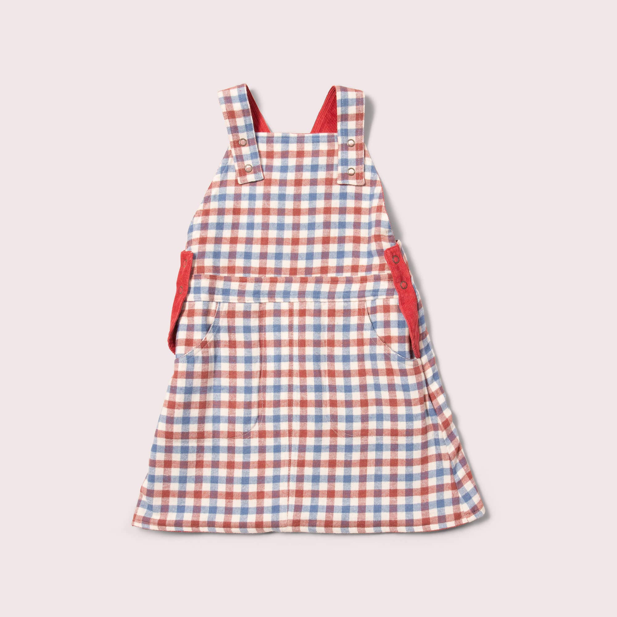 Holly Berry Vendbar pinafore-kjole