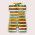 Rainbow stripete frotté-romper