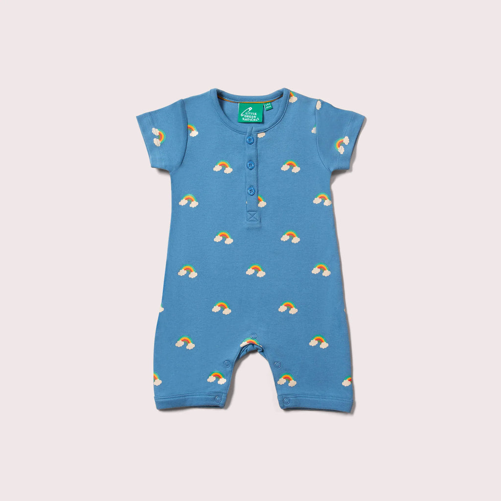 Blue Rainbows romper