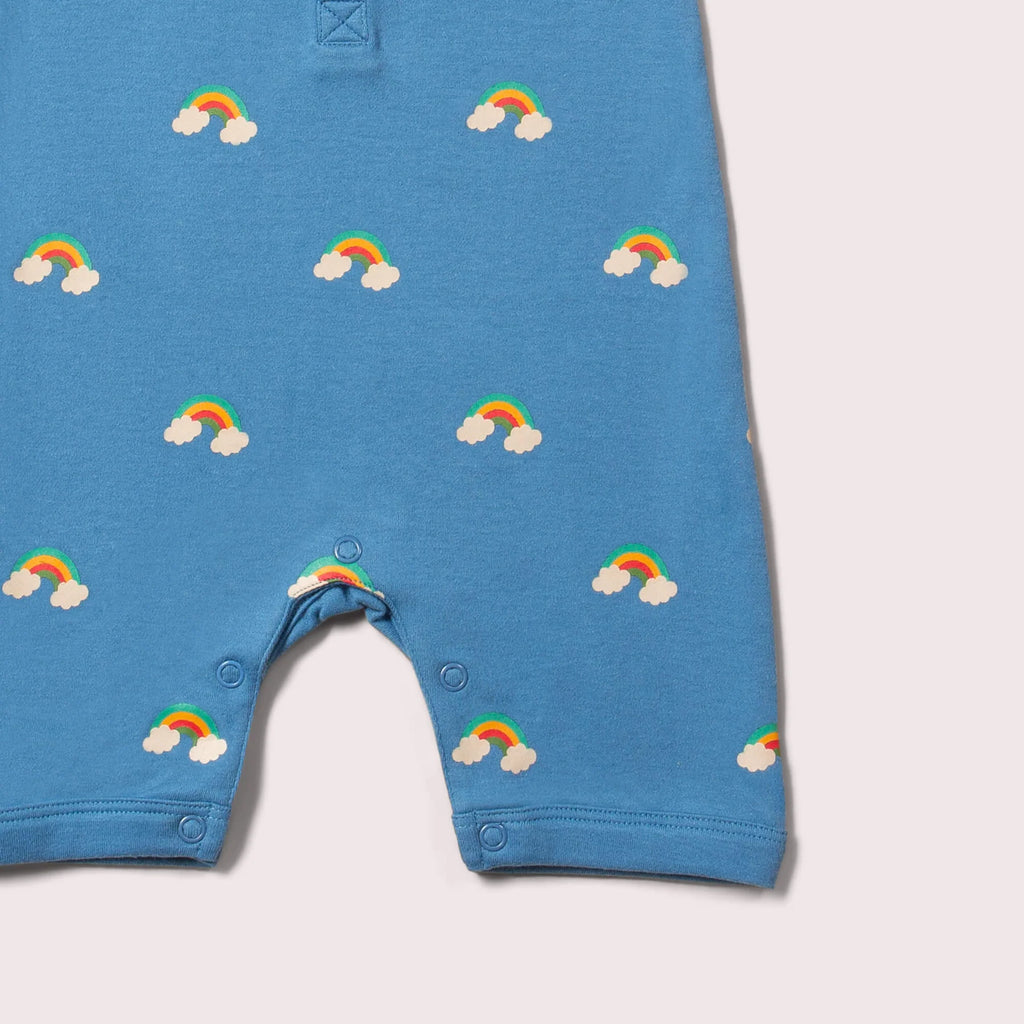 Blue Rainbows romper