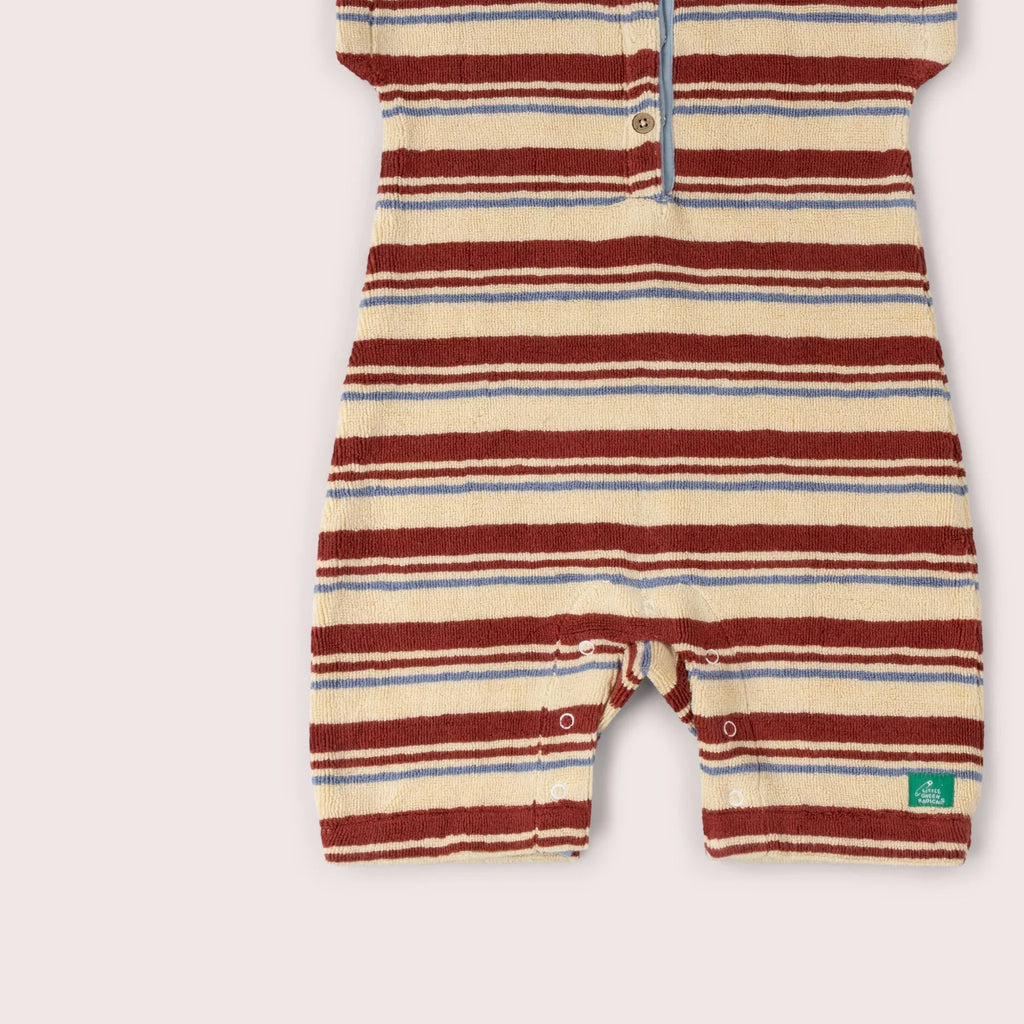 Stripete frotté-romper