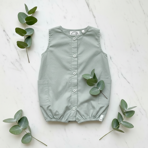 Alin playsuit – marmor uten skål v2