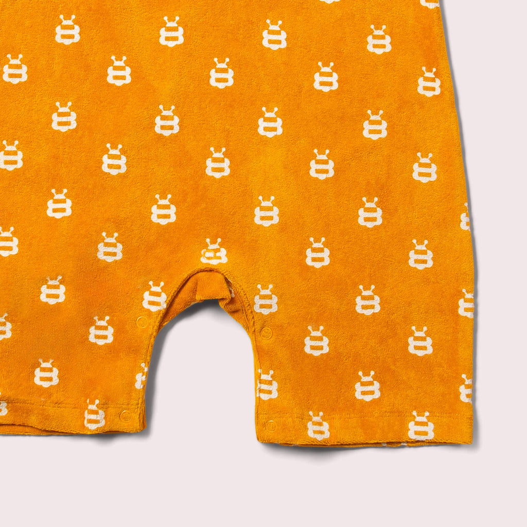 Frotté-romper med bier